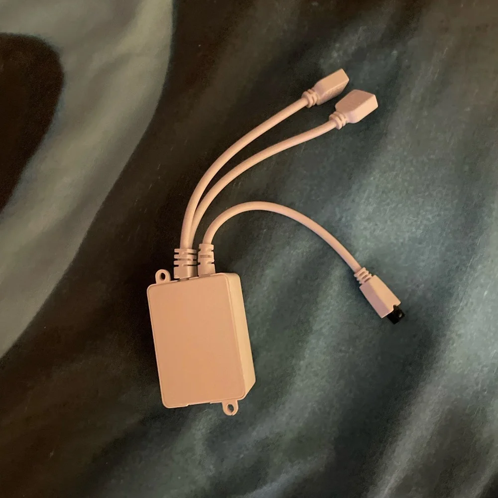 RGB LED Light Strip with White Connectors Broken For Part.